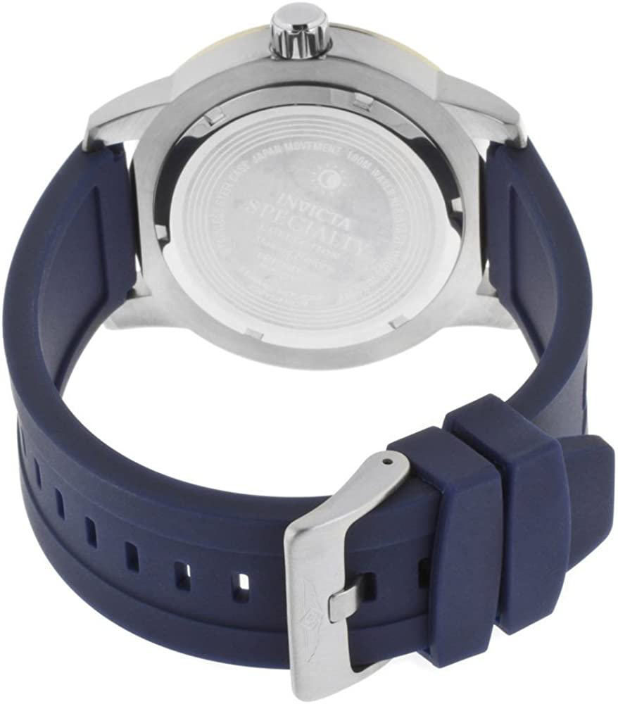 Invicta reloj de acero inoxidable especial con banda azul para hombre